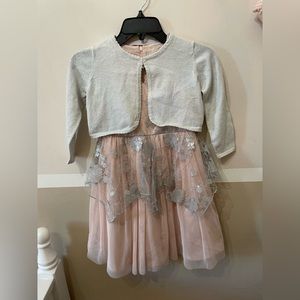 Bonnie Jean Girls Dress and little cardigan